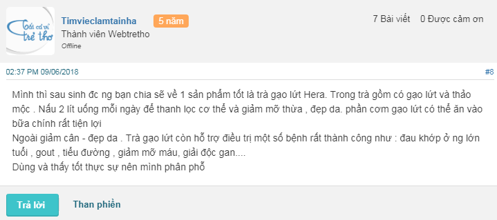 Sử dụng gạo lứt giảm cân xu hướng cho 2020 21 review-gạo-lứt-giảm-cân-webtretho