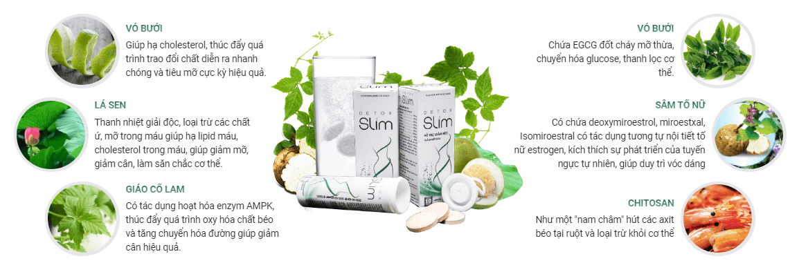 Detox slim lừa đảo Có tốt không Mua ở đâu Giá bao nhiêu 4