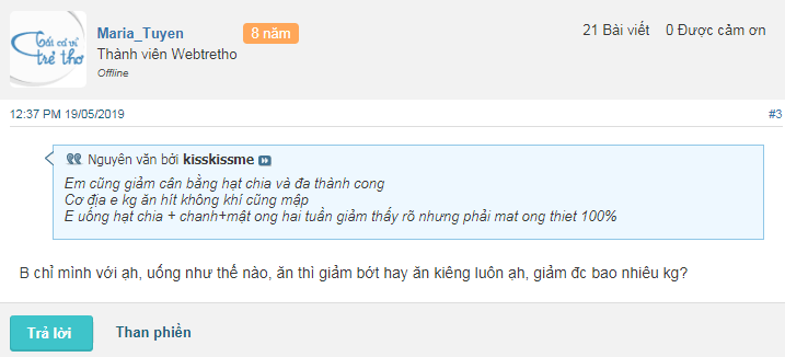 Hướng dẫn cách dùng hạt chia giảm cân hiệu quả (A-Z) 33 review hạt chia giảm cân webtretho