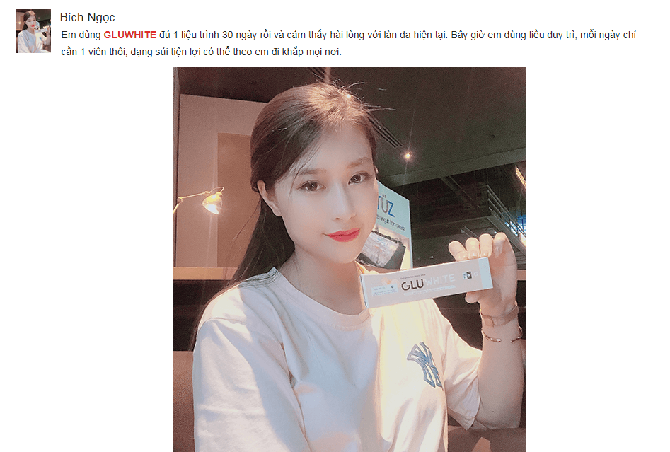 [BÓC PHỐT] Gluwhite có tốt không Mua ở đâu Giá bao nhiêu Có lừa đảo không 13