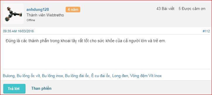 Giảm cân bằng khoai tây webtretho 4