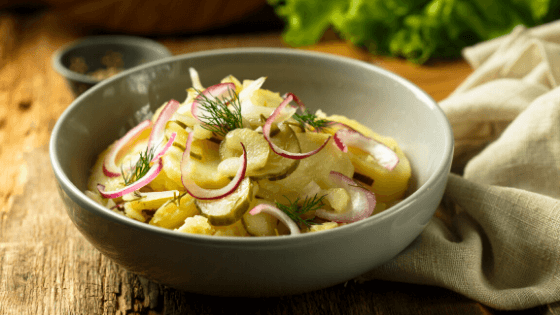 salad khoai tây giảm cân