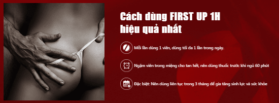 cách dùng first up 1 hour hiệu quả nhất