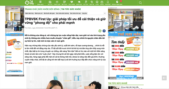 đánh giá first up 1 hour từ báo chí