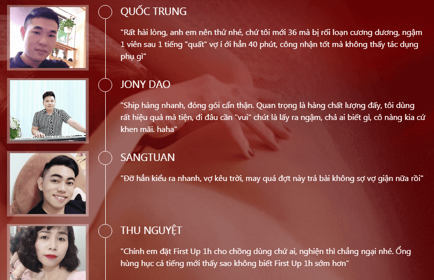 đánh giá first up 1 hour từ người dùng